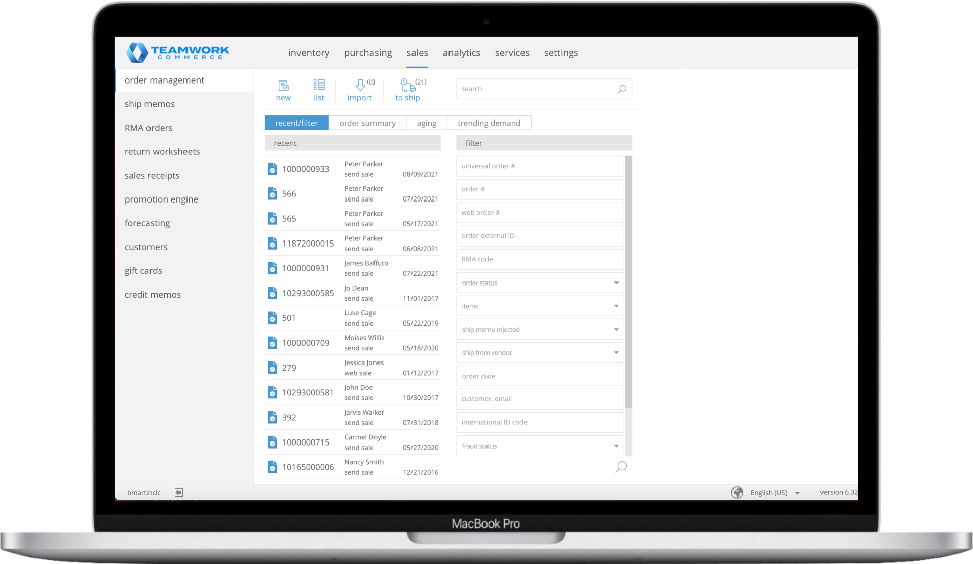 order management system